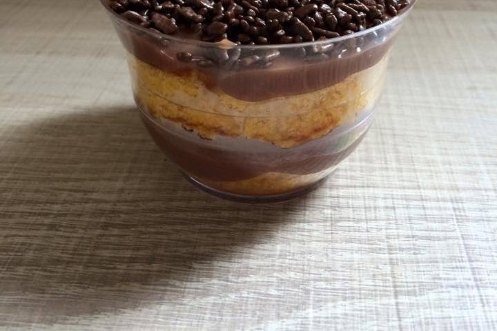 Bolo de cenoura com nutella