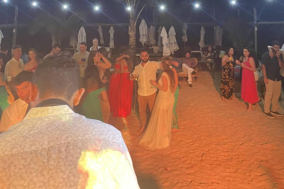 Casamento pé na areia