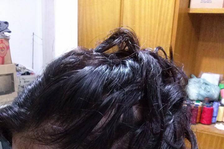 Madrinha perfil penteado