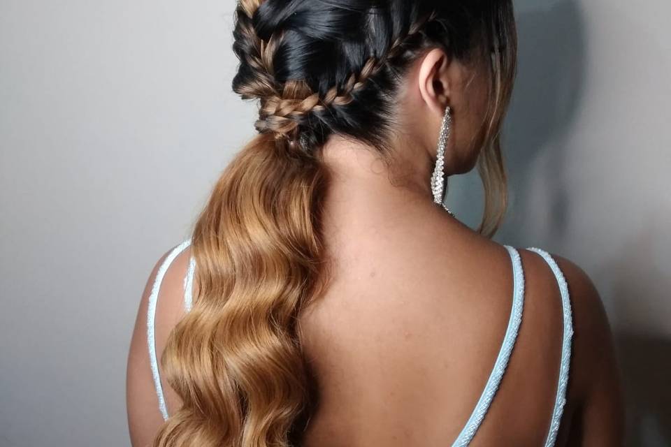 Penteado para formanda