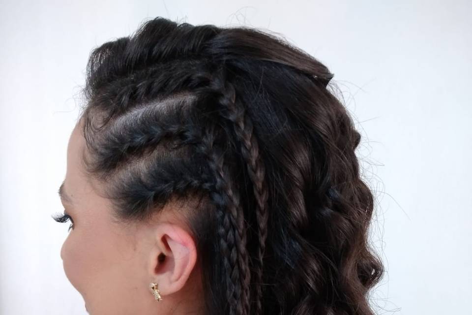 Penteado para aniversário