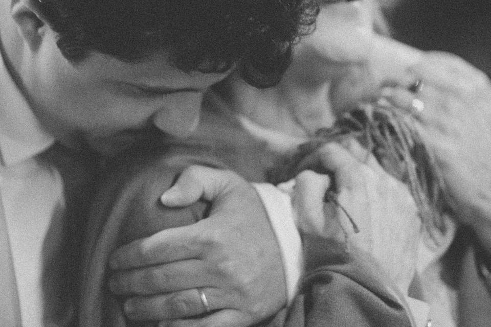 Noivo e mãe
