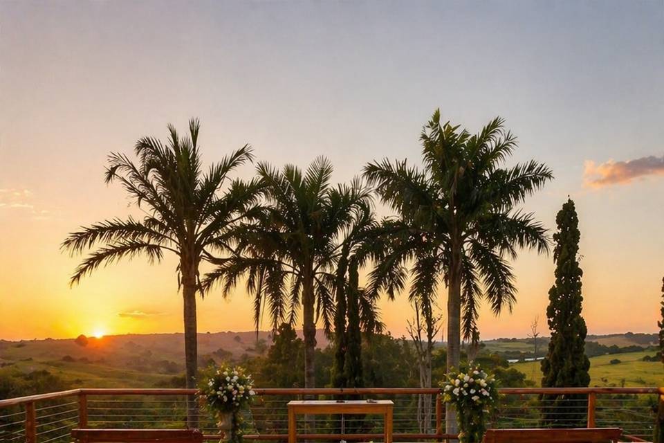 Casamento no entardecer