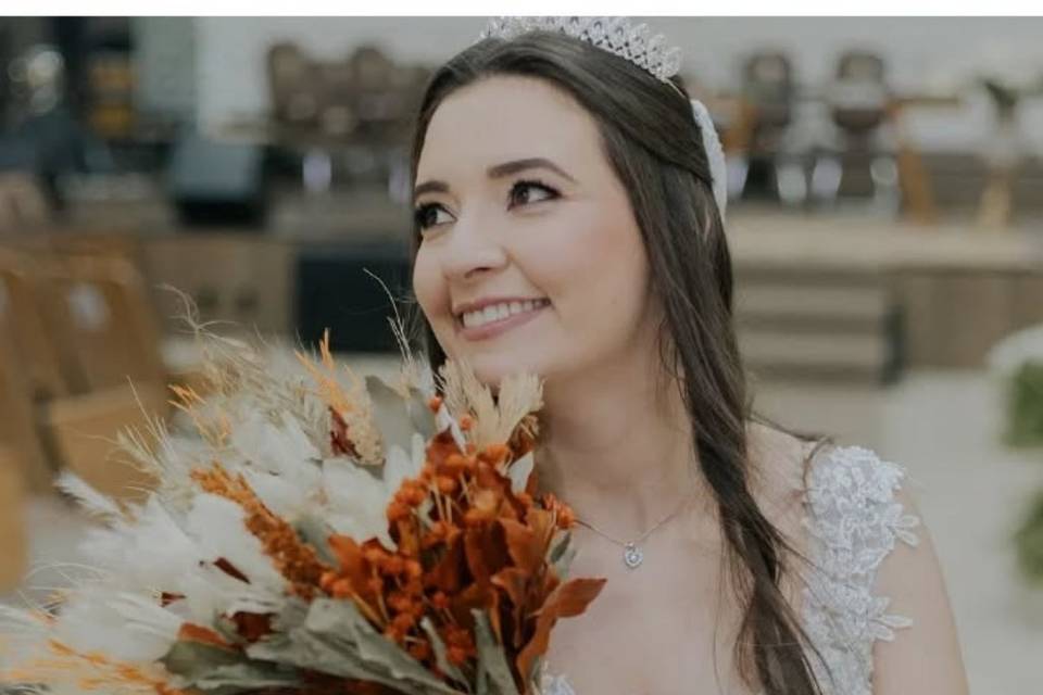 Que buquê, que noiva!