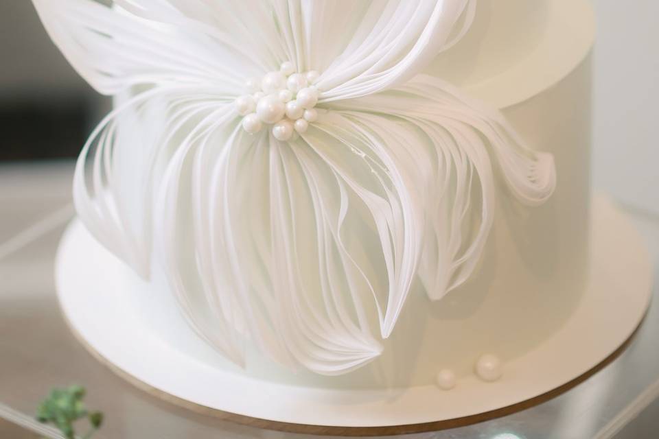 Escultura Floral papel arroz