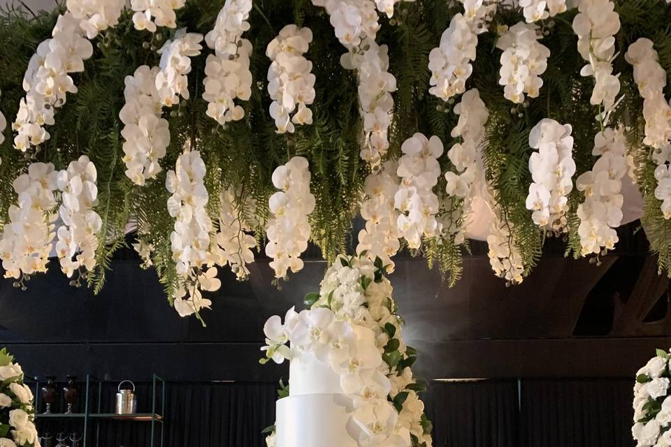 Clássico com orquideas