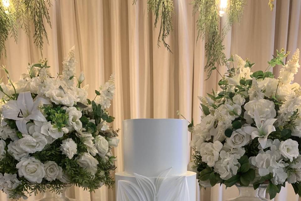 Escultura Floral papel arroz
