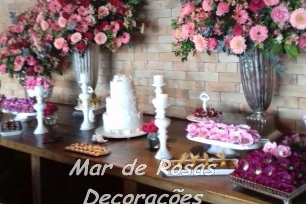 Mar de Rosas Decorações