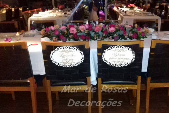 Mar de Rosas Decorações