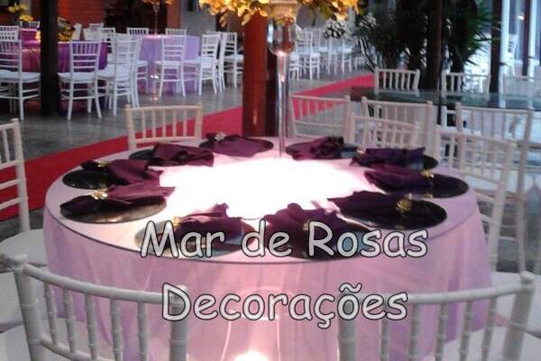 Mar de Rosas Decorações