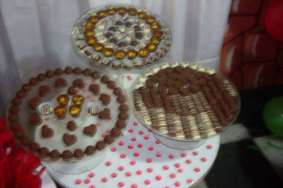 Mesa de chocolates