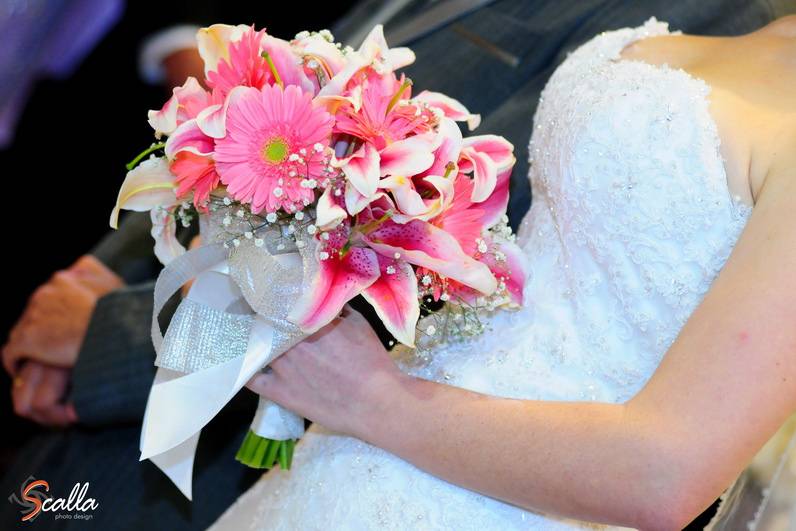 Bouquet lirio e gerberas