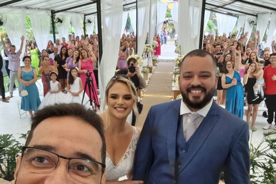 Selfie do celebrante