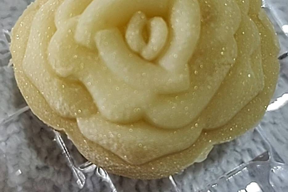 Brigadeiro em formato de flor
