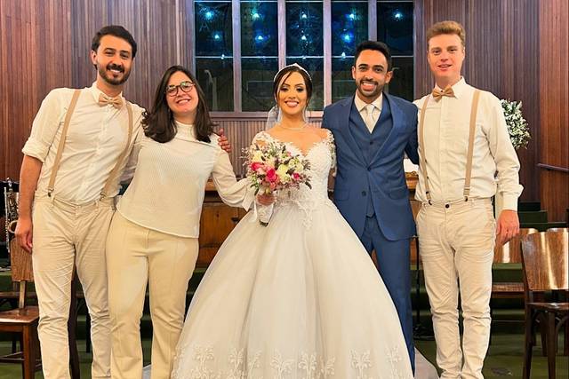 Foto com os Noivos