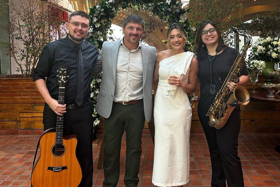 Foto com os Noivos