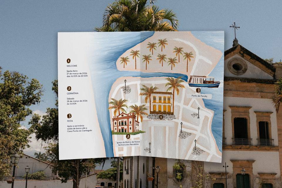 Mapa ilustrado