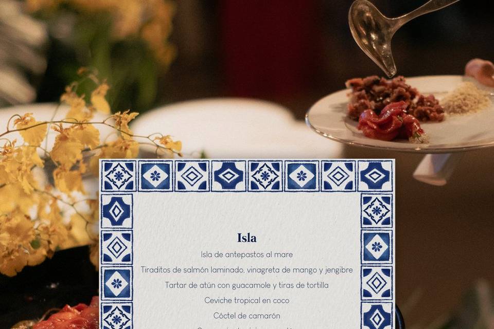 Menu comida