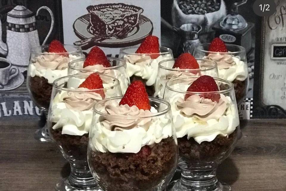 Torta na mini taça