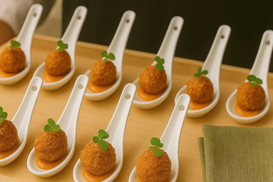 Croqueta de carne seca