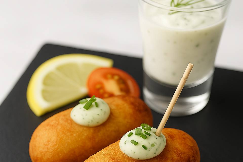 Arancini de pirarucu