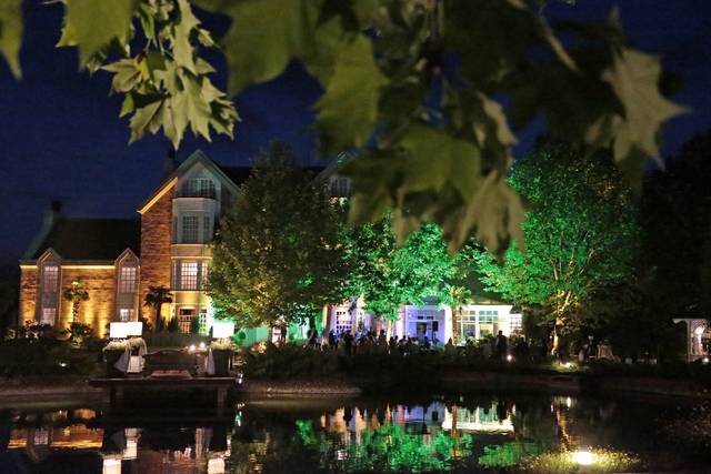 Festa de casamento noturno