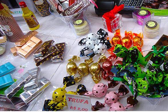 Variedade de bombons