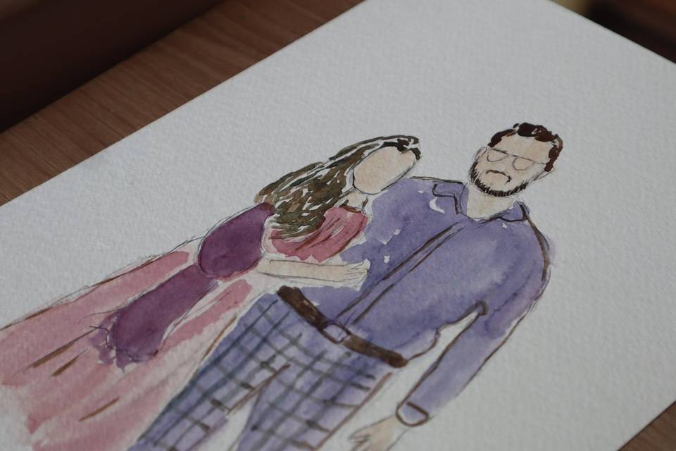 Pintura ao vivo em casamentos