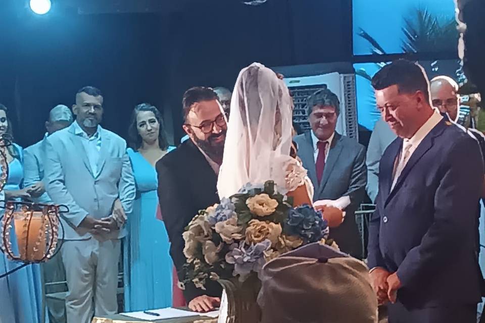Casamento cheio de emoções