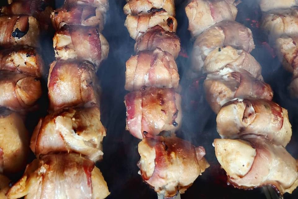 Medalhão Bacon e Frango Ouro