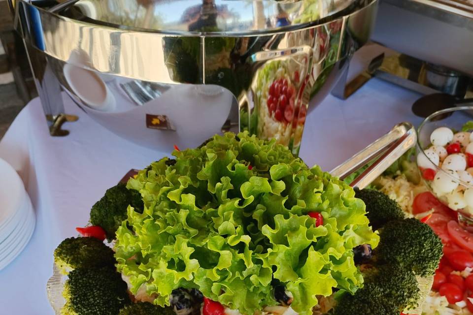 Legumes e folhas verdes
