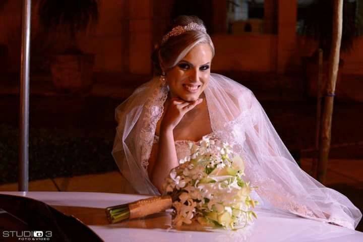 Bouquet Branco de Orquidea