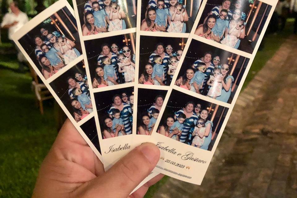 Foto em tirinhas