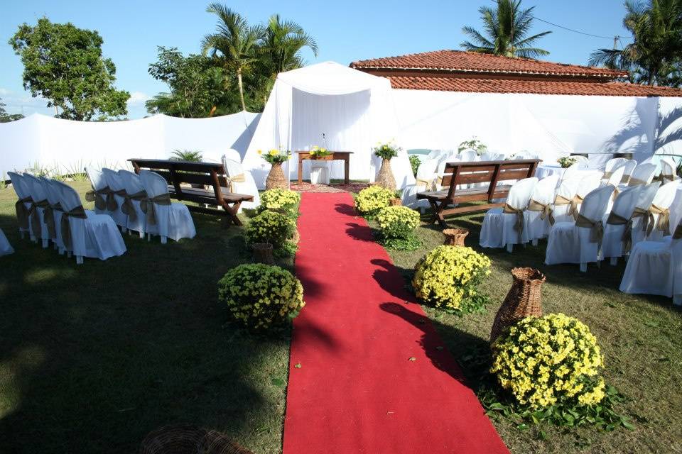 Casamento no sítio quatis