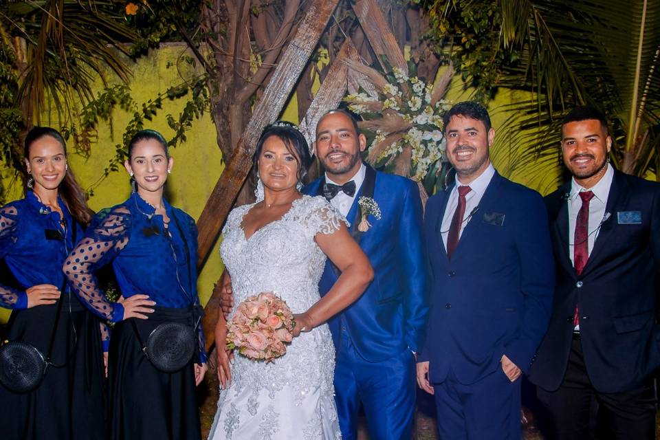 Equipe do casamento