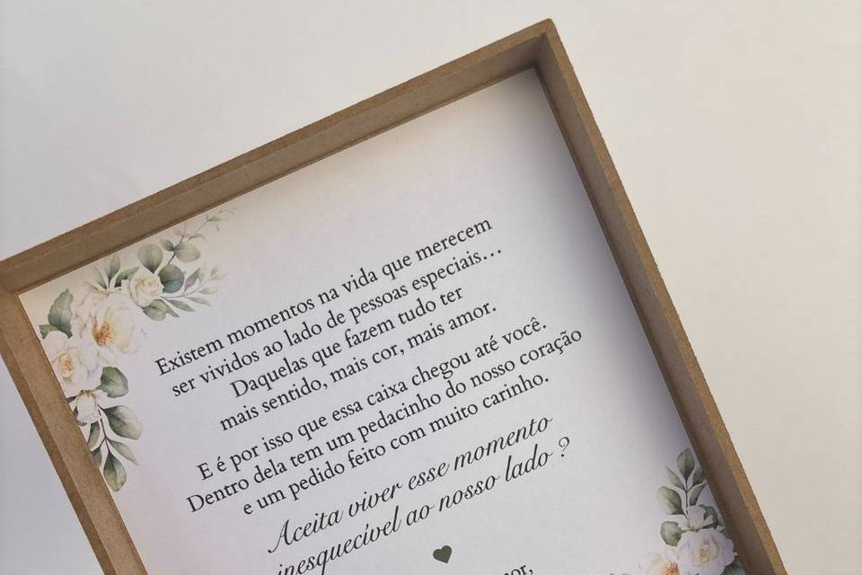 Caixa para Casamento, 15 anos