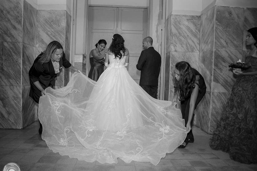 Preparando para a entrada