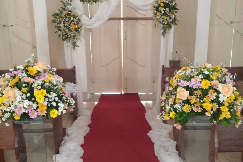 Entrada na igreja