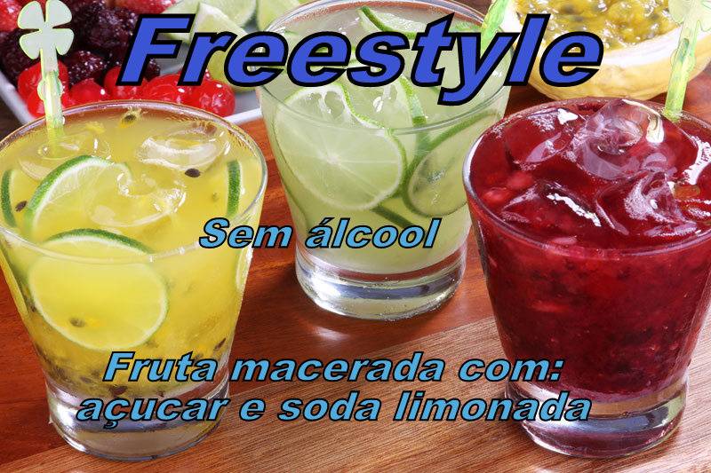 Drink refrescante e atraente