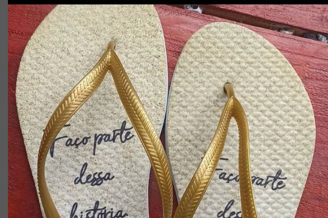 Chinelo personalizado