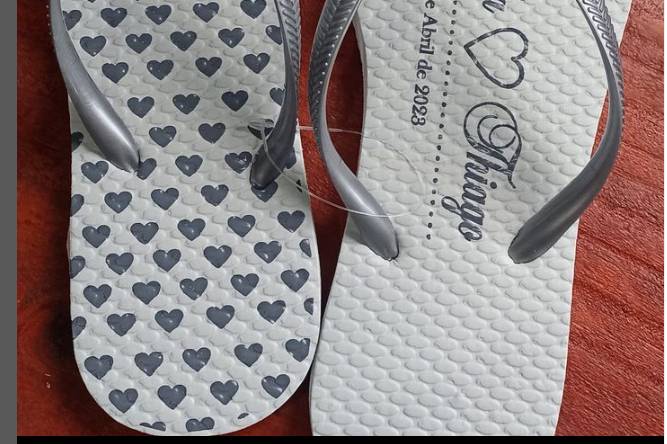 Chinelo personalizado