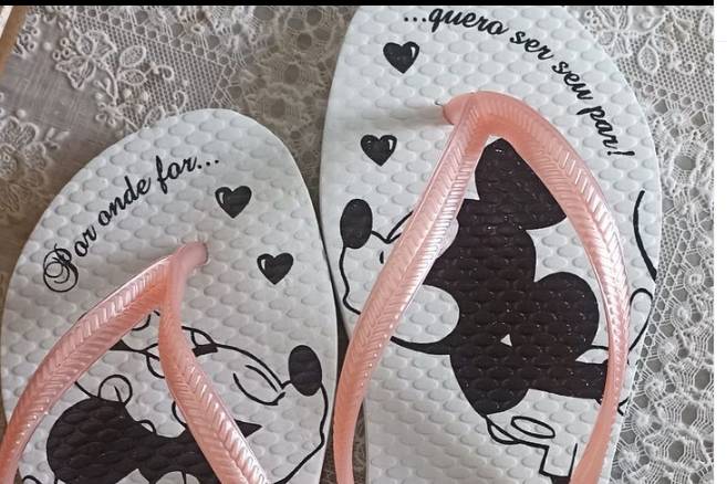 Chinelo personalizado