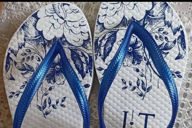 Chinelo personalizado