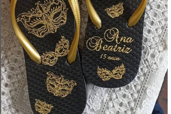 Chinelo personalizado