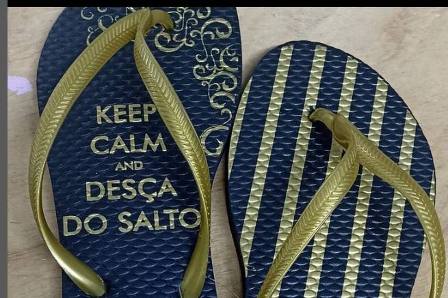 Chinelo personalizado