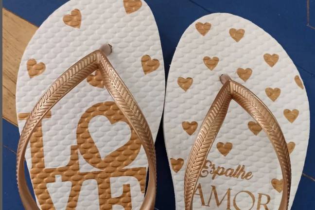 Chinelo personalizado