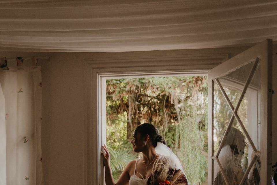 Noiva produção boho chic
