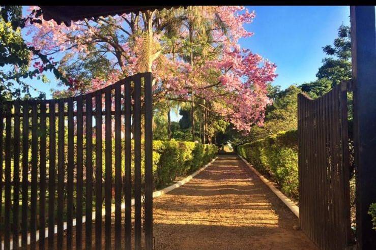 Entrada da chácara