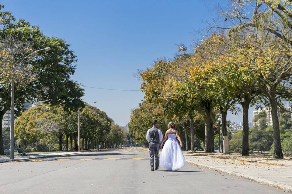 Caminhada para o futuro.