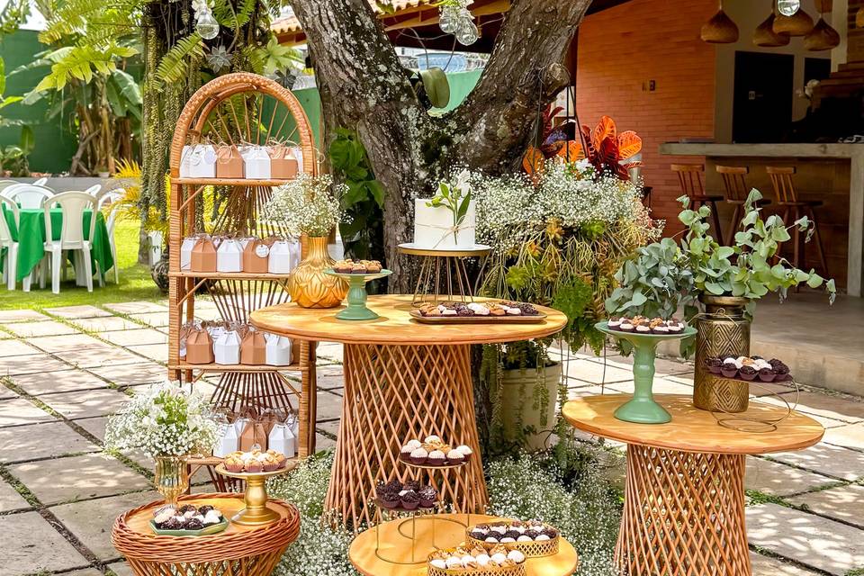 Mesa decoração